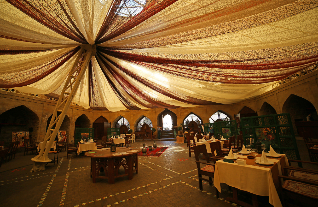 Ancient architecture of caravanserai